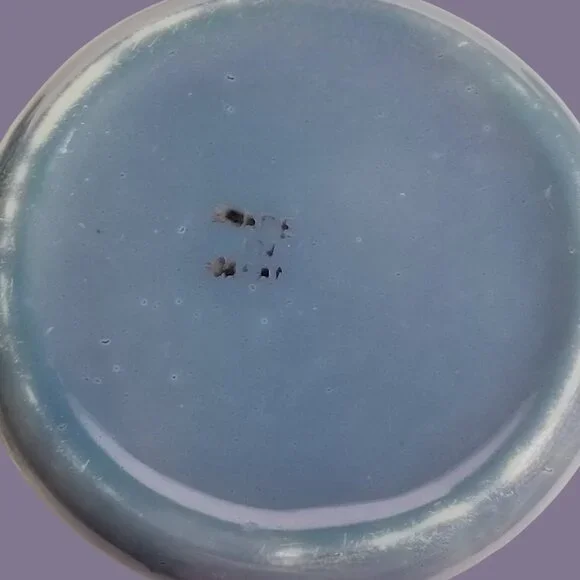 Blue Lusterware Dome Cigarette Holder Rare Art Deco Noritake Moriage Japan 1920s - Picture 6 of 16